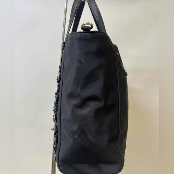 Kate Spade Wilson Road Embellished Alyse Satchel Tote Black Handbag - Picture 3 of 11